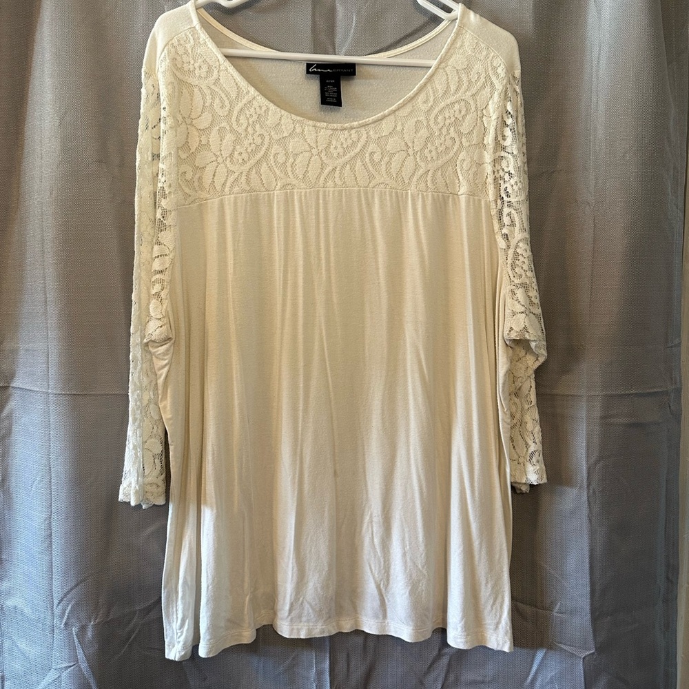 Lane Bryant Lace 3/4 Top